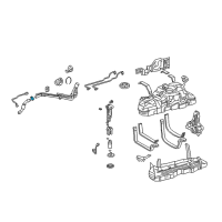 OEM 2004 Lexus GX470 Clamp, Hose Diagram - 90460-37004