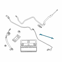 OEM 2014 Jeep Grand Cherokee Hose-Battery Vent Diagram - 5033388AC