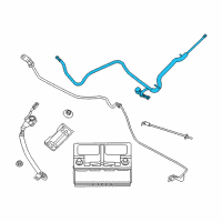 OEM 2016 Dodge Durango Battery Positive Wiring Diagram - 68252102AF