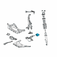 OEM 2017 Lexus GS F Bracket Sub-Assembly, Lower Arm Diagram - 48075-24010