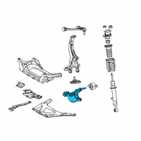 OEM 2019 Lexus RC F Front Suspension Lower Control Arm Assembly Right Diagram - 48620-24030