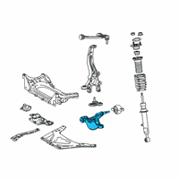 OEM 2020 Lexus RC F Front Suspension Lower Control Arm Assembly Right Diagram - 48620-24030