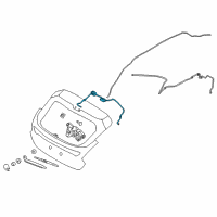 OEM 2018 Ford Focus Washer Hose Diagram - CM5Z-17408-A