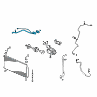 OEM 2011 Honda CR-V Pipe, Air Conditioner Diagram - 80321-SWA-A01