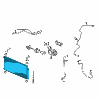 OEM 2009 Honda CR-V Condenser Diagram - 80110-SWA-A01