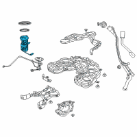 OEM 2014 Jeep Grand Cherokee Module-Fuel Pump/Level Unit Diagram - 5145585AD