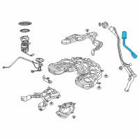 OEM 2012 Jeep Grand Cherokee Fuel Filler Diagram - 52124611AJ