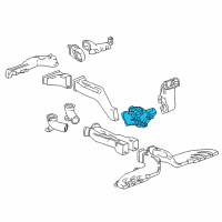 OEM 2016 Cadillac SRX Blower Assembly Diagram - 20889399