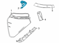 OEM 2019 Toyota Mirai Socket & Wire Diagram - 81555-62040