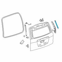 OEM Cadillac Support Cylinder Diagram - 84183515
