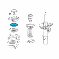 OEM 2015 Honda Accord Bearing, Front Shock Absorber Mount Diagram - 51726-T3V-A01