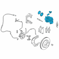OEM 2021 BMW 230i Front Brake Caliper Right Diagram - 34-11-6-857-688