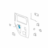 OEM 2004 Hummer H2 Latch Diagram - 15816390