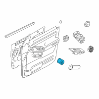 OEM 2010 Ford Explorer Sport Trac Handle, Inside Diagram - 6L2Z-78224A52-BC