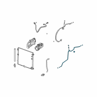 OEM Cadillac SRX Tube Asm-A/C Condenser Diagram - 15908322