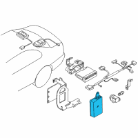 OEM 1996 BMW 750iL Exchange Video Module, High Diagram - 65-50-8-375-668