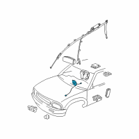 OEM 2006 GMC Envoy Clock Spring Diagram - 88965346