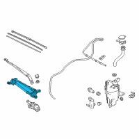 OEM Lexus NX200t Link Assembly, Front WIPER Diagram - 85150-78010