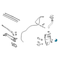 OEM 2014 Toyota Highlander Washer Pump Diagram - 85330-42010