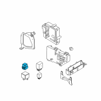 OEM Chrysler LHS Multi Purpose Relay Diagram - 4760603AB