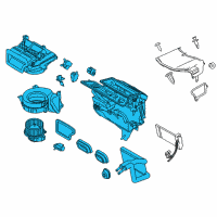 OEM Ford Transit-250 AC & Heater Assembly Diagram - CK4Z-19B555-X