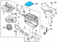 OEM Ford Transit-250 Air Filter Diagram - BK2Z-19N619-A