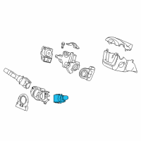 OEM 2014 Honda Civic Switch Assembly, Wiper Diagram - 35256-TR0-A61