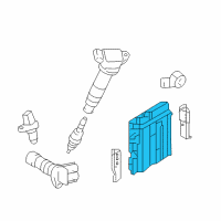 OEM Lexus LC500h Engine Control Computer Diagram - 89661-11111