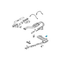 OEM BMW Rear Pipe Diagram - 18-10-7-832-644