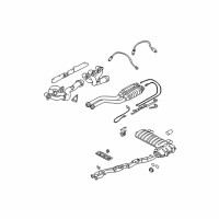 OEM 2001 BMW M3 Oxygen Sensor Diagram - 11-78-7-832-035