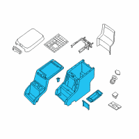 OEM 2019 Nissan NV2500 Body-Console Diagram - 96911-1PA1A