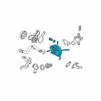 OEM 2010 Honda Civic Case, Thermostat Diagram - 19320-RNA-A00