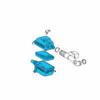 OEM 2003 Toyota Sequoia Air Cleaner Assembly Diagram - 17700-0F031