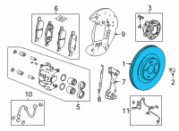 OEM 2022 Acura MDX Disk (18In, 30T Fnc) Diagram - 45251-TYA-A01