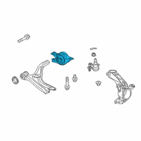 OEM 2020 Honda Civic Bracket Compliance C Diagram - 51395-TBA-A00