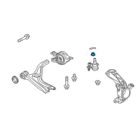OEM 2019 Honda Civic Nut, Arm (Lower) (12MM) Diagram - 90363-S47-000