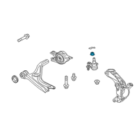 OEM Nut, Arm (Lower) (12MM) Diagram - 90363-S47-000