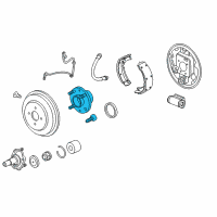 OEM Chevrolet Spark Hub Diagram - 95492094