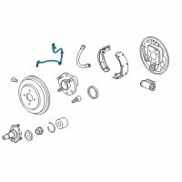 OEM 2013 Chevrolet Spark ABS Sensor Diagram - 94543971