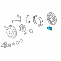 OEM Chevrolet Spark Wheel Cylinder Diagram - 95194945