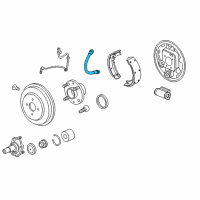 OEM 2013 Chevrolet Spark Hose Asm-Rear Brake Diagram - 95168538