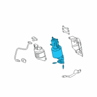 OEM 2011 Honda Accord Converter Complete Diagram - 18190-R70-A20