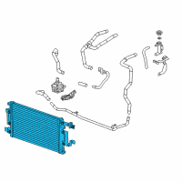 OEM 2018 Cadillac XTS Intercooler Diagram - 20982750