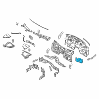 OEM Infiniti M35h INSULATOR-Dash Upper Diagram - 67902-1MG0A