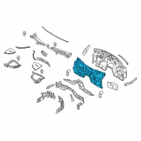 OEM 2013 Infiniti M35h Dash-Upper Diagram - F7100-1MGMA
