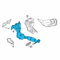 OEM 2017 Ford Transit Connect Manifold With Converter Diagram - FV6Z-5G232-C