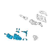 OEM Honda Crosstour Lock Assy., Steering Diagram - 06351-TE0-A11