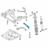 OEM 2013 BMW M6 Bottom Rubber Mount Wishbone, Left Diagram - 31-12-2-284-977