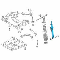 OEM 2016 BMW M6 Gran Coupe Front Left Spring Strut Diagram - 31-31-2-284-665