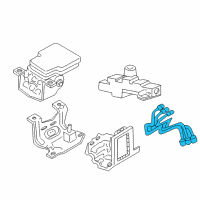 OEM 1998 Dodge Durango Line-Brake Diagram - 52009493AB